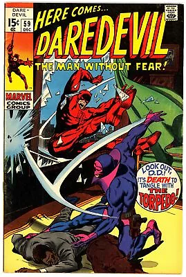 Buy Daredevil (1964) #59 FN+ 6.5 First Appearance And Death Of Torpedo • 19.71£