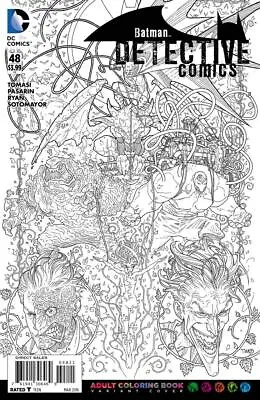 Buy Detective Comics #48 Adult Coloring Book Variant, NM 9.4, 1st Print, 2016 • 3.97£