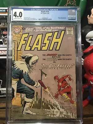 Buy Flash #114  CGC 4.0   Captain Cold Appears, Kid Flash Backup Story  1960 • 118.36£