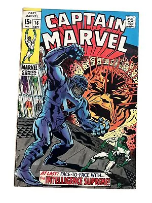 Buy CAPTAIN MARVEL #16 1st Appearance Supreme Sentry, Silver Age • 36.19£