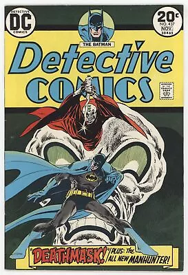 Buy Batman Detective Comics 437 DC 1973 FN VF Jim Aparo Deathmask Skull Manhunter • 21.68£