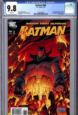 Buy Batman #666 (2007) DC CGC 9.8 White 1st Appearance Of Professor Pyg! • 178.10£