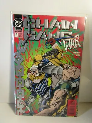 Buy Chain Gang War #5 (Nov 1993, DC) [Deathstroke, Batman] Embossed Foil Cover BAGGE • 4.64£
