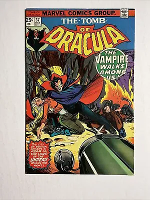 Buy Tomb Of Dracula #37 (1975) 7.5 VF Marvel Bromze Age Brother Voodoo Comic Book • 19.77£