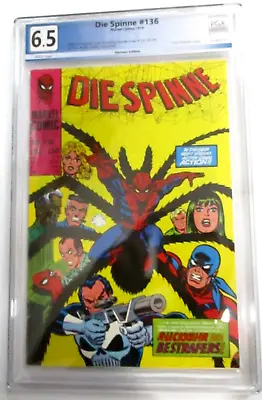 Buy Amazing Spiderman #135 Die Spinne German 136 2nd Punisher Pgx Graded 6.5 Wp Wow • 79.18£