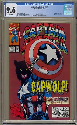 Buy Captain America 405 Marvel Comics CGC 9.6 Wolverine 1992 • 62.92£