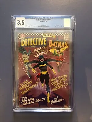 Buy Detective Comics #359 CGC 3.5 1st Appearance Barbara Gordon Batgirl Jan 1967 • 475£