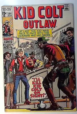 Buy Kid Colt Outlaw #144 Marvel (1970) GD 1st Print Comic Book • 1.91£