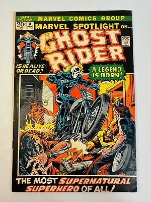 Buy Marvel Spotlight #5 Key 1st Appearance Ghost Rider Key Comic Book • 562.20£