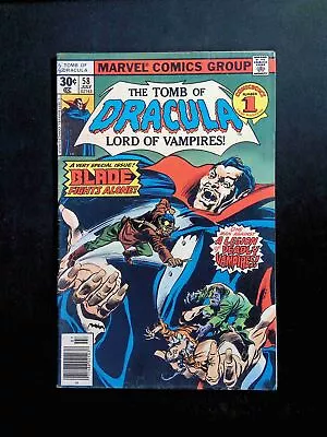 Buy Tomb Of Dracula #58  MARVEL Comics 1977 VG/FN NEWSSTAND • 4.80£