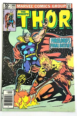 Buy Thor  # 306 - (1981) Marvel Comics - Fireloard Appearance • 15.82£