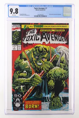 Buy Toxic Avenger #1 - Marvel Comics 1991 CGC 9.8 Based On The Troma Movie Character • 150.57£