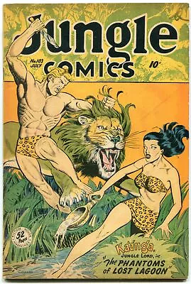 Buy Jungle Comics #103-wild Cover--fiction House-1948 Vf • 194.62£