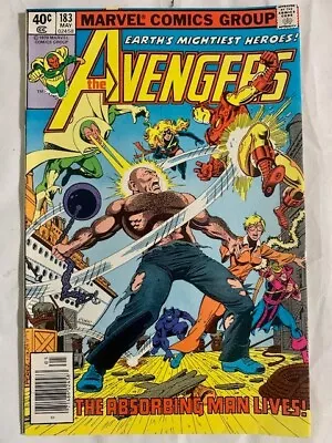 Buy Avengers #183 | Marvel | 1979 |  Ms. Marvel Joins | Newsstand | Vf+ Or Higher • 11.83£