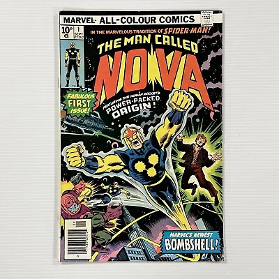 Buy The Man Called Nova #1 1976 FN+ 1st Appearance Of Nova Pence Copy • 90£