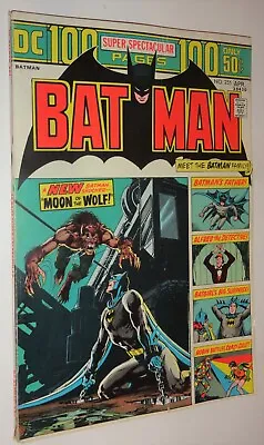 Buy Batman #255 100 Page Giant Neal Adams Cover Nice But Spine Split On Bottom 1974 • 38.06£
