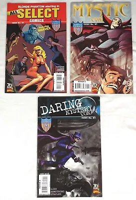Buy All Select Comics #1 + Daring Mystery 1 + Mystic 1 70th Anniversary Timely 2009 • 9.48£
