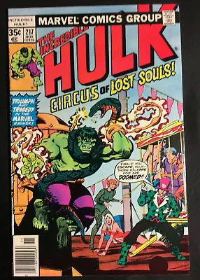 Buy Incredible Hulk 217 Jim Starlin V 1 High Grade! Thor Bloodstone Avengers Red She • 23.75£