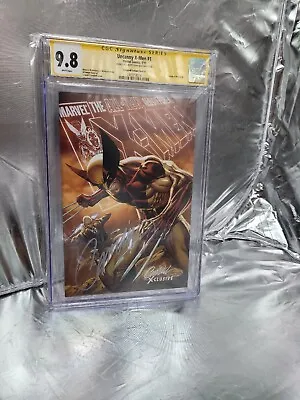 Buy Uncanny X Men 1 CGC 9.8 SS Campbell Wolverine Ed A Variant 1/19 • 256.72£