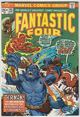 Buy Fantastic Four #145 (Apr 1974, Marvel), VG Condition (4.0), Vs. Ternak • 7.20£
