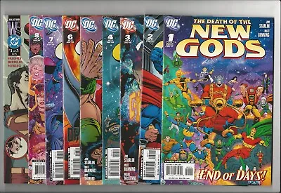 Buy Death Of New Gods 1 2 3 4 5 6 7 8 Complete Set VF/NM 9.0 Jim Starlin Jack Kirby • 11.98£