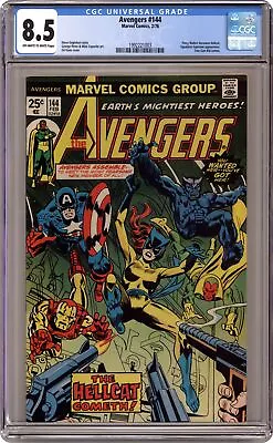 Buy Avengers #144 CGC 8.5 1976 1992221003 1st App. Hellcat • 151.91£