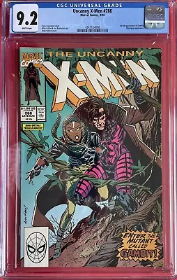 Buy Uncanny X-Men #266 1st Full Appearance Of Gambit CGC 9.2 (1990) • 249.95£