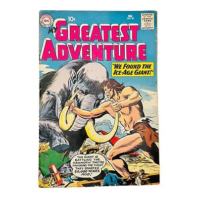Buy DC Comics My Greatest Adventure 40 February 1960 We Found The Ice-Age Giant VG • 39.49£