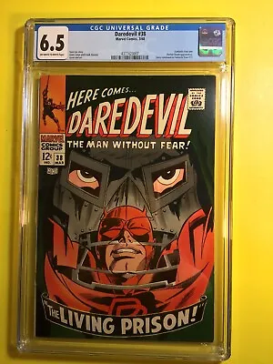 Buy Daredevil #38 Victor Von Doom And Fantastic Four Appearance CGC 6.5 Marvel 1968. • 103.26£