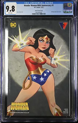 Buy Wonder Woman 80th Anniversay Bruce Timm Variant CGC 9.8 • 71.96£