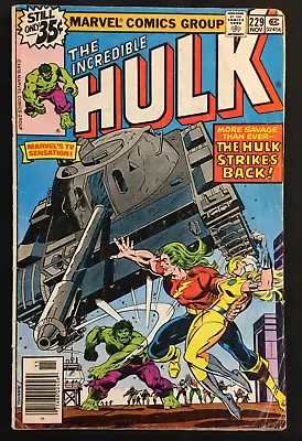 Buy The Incredible Hulk 229 KEY Origin Of MOONSTONE Herb TRIMPE Avengers V 1 1978 • 11.08£
