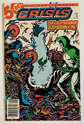 Buy CRISIS ON INFINITE EARTHS #10, DC Comics, Our Grade 8.5, George Perez Cover • 7.20£