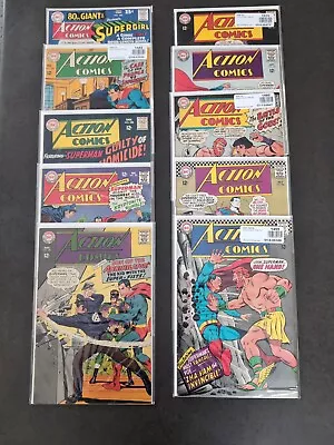 Buy Action Comics Lot #351-360 (1967-1978) DC 12¢ Comics • 56.30£