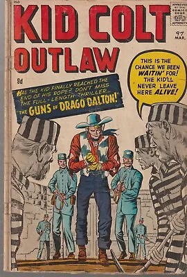 Buy Marvel Comics Kid Colt Outlaw #97 (1961) 1st Print G • 75.95£