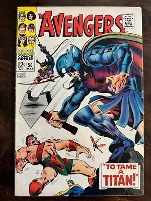 Buy Avengers #50 (1963 1st Series) First Appearance Apollo. Hercules, Roy Thomas • 23.99£