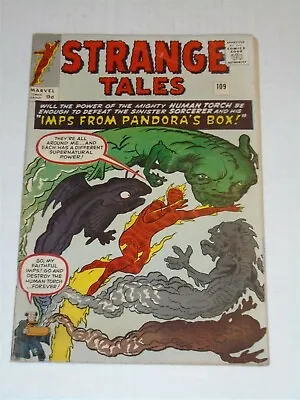 Buy Strange Tales #109 Vg (4.0) Marvel Comics June 1963 Kirby Ditko (sa)** • 149.99£