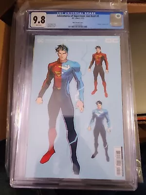 Buy Adventures Of Superman Jon Kent #1 Dan Mora 1:100 Design/Spot Glass CGC 9.8 • 158.12£