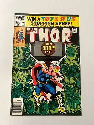 Buy The Mighty Thor #300 The Eternals Saga Part Xix Keith Pollard Cover And Art 1980 • 15.83£