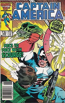 Buy Captain America #320 Aug 1986 FINE/VFINE 7.0 Death Of Scourge, Newsstand Edition • 4.50£