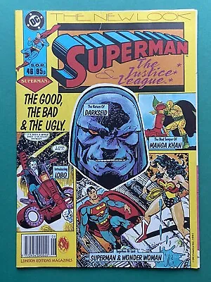 Buy Superman & The Justice League Comic #46 VG/FN (DC London Editions 1991) UK • 6.99£