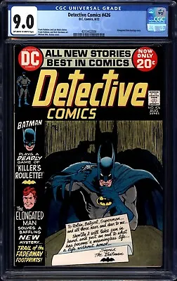 Buy Detective Comics #426 - DC 1972 Bronze Age Age Issue - CGC VF/NM 9.0 • 92.36£