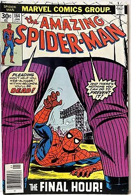 Buy Amazing Spider-Man #164 Kingpin! Marvel 1977 *FN* • 11.98£