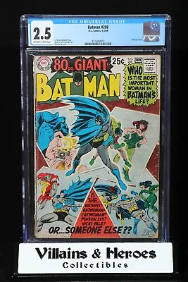 Buy Batman 208 ~ CGC 2.5 ~ Poison Ivy, Catwoman, Batgirl, Batwoman ~ D.C. (1969) • 39.71£