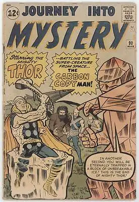 Buy Journey Into Mystery 90 Marvel 1963 GD Jack Kirby Stan Lee Thor • 83.24£