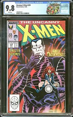 Buy Uncanny X-Men #239 CGC 9.8 (1988) 1st Mister Sinister Cover! L@@K! • 202.27£