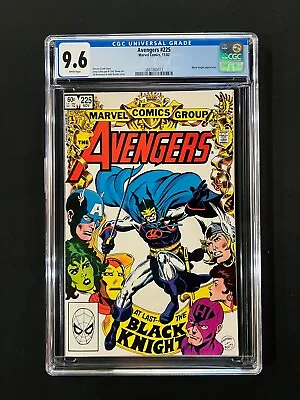 Buy Avengers #225 CGC 9.6 (1982) - Black Knight App • 47.43£