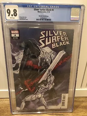 Buy Silver Surfer Black #4 1:25 Momoko Variant CGC 9.8 • 139.95£