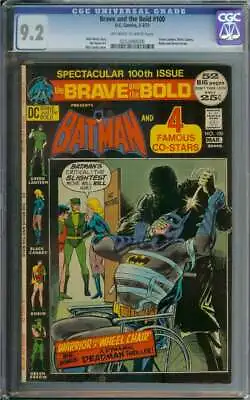 Buy Brave And The Bold #100 Cgc 9.2 Ow/wh Pages // Nick Cardy Cover Art 1972 • 113.85£