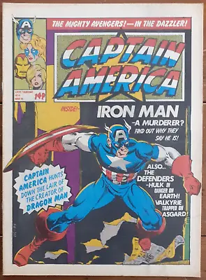 Buy Captain America Weekly #4, Marvel Comics Uk, 18th March 1981, Fn/vf • 3.99£