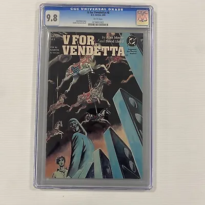 Buy V For Vendetta #8 Vol.1 CGC 9.8 Slabbed Comic. 1989 Cent Issue, White Pages • 120£